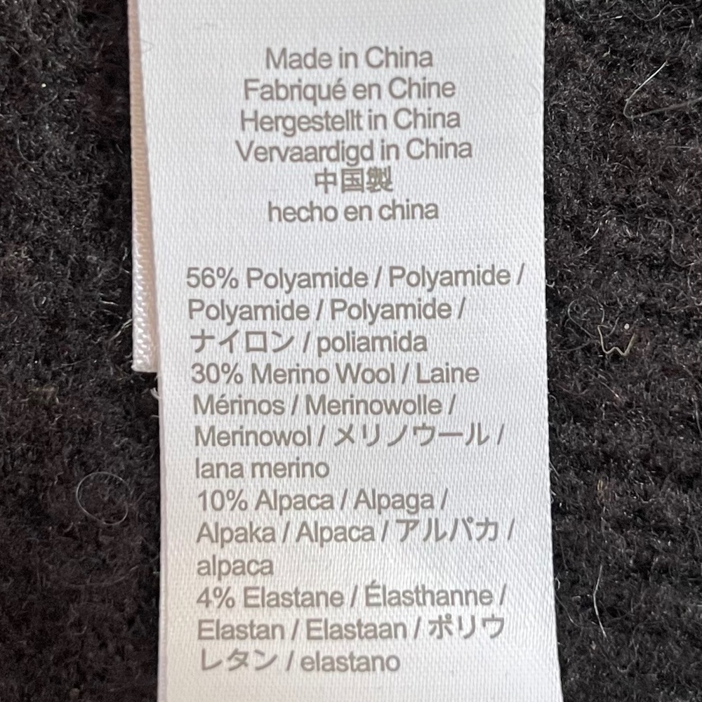 J. Crew Rollneck Sweater Merino Wool Alpaca Casual Cozy Chic Preppy Black Med - Picture 11 of 14